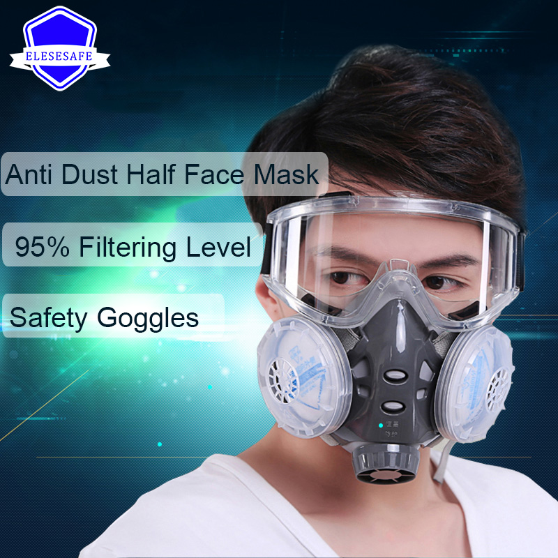 Anti Pollution Mask - Nouveau masque Anti-poussière respirateur complet double