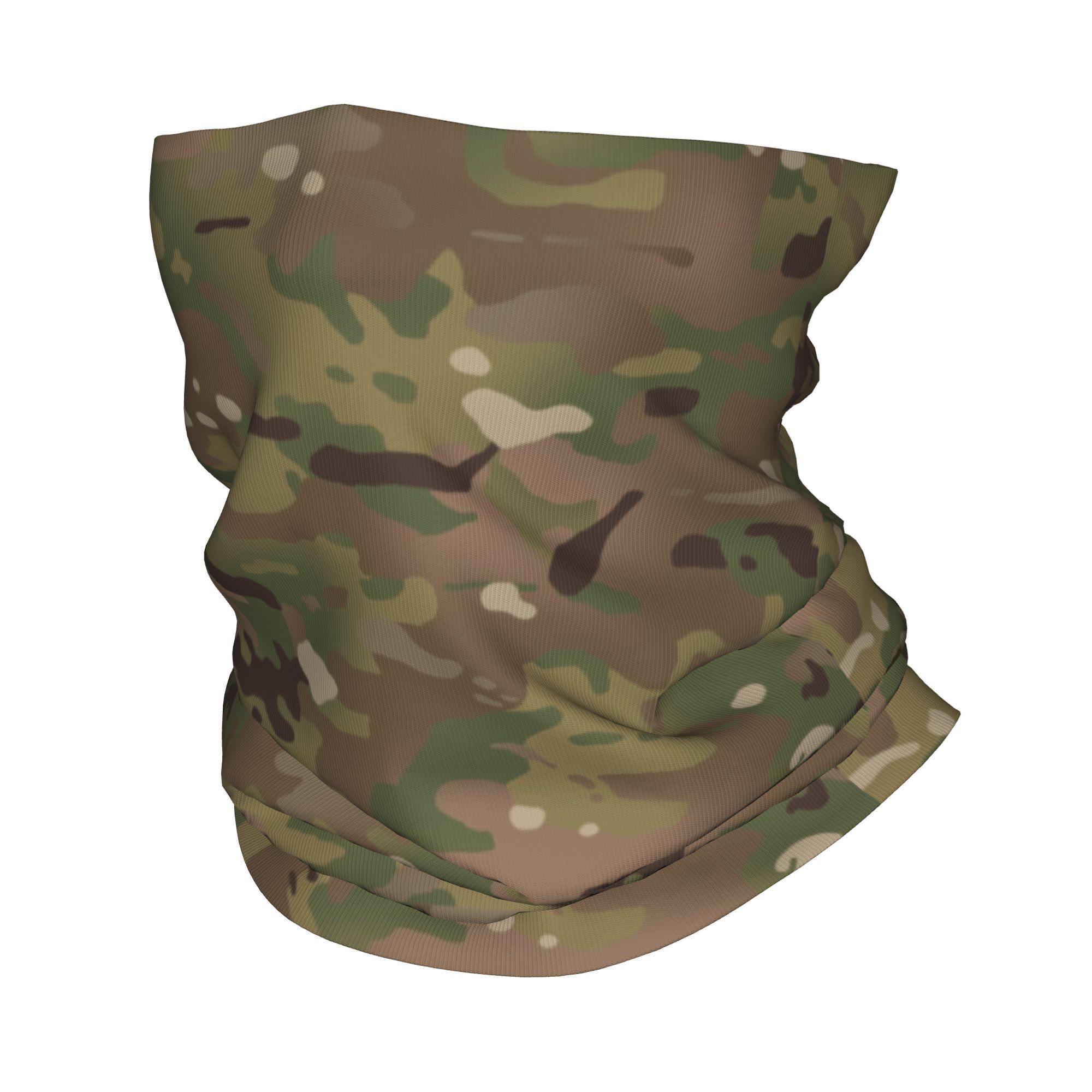 Neck Gaiter Face Cover - Modèle de Camouflage militaire personnalisé Bandana