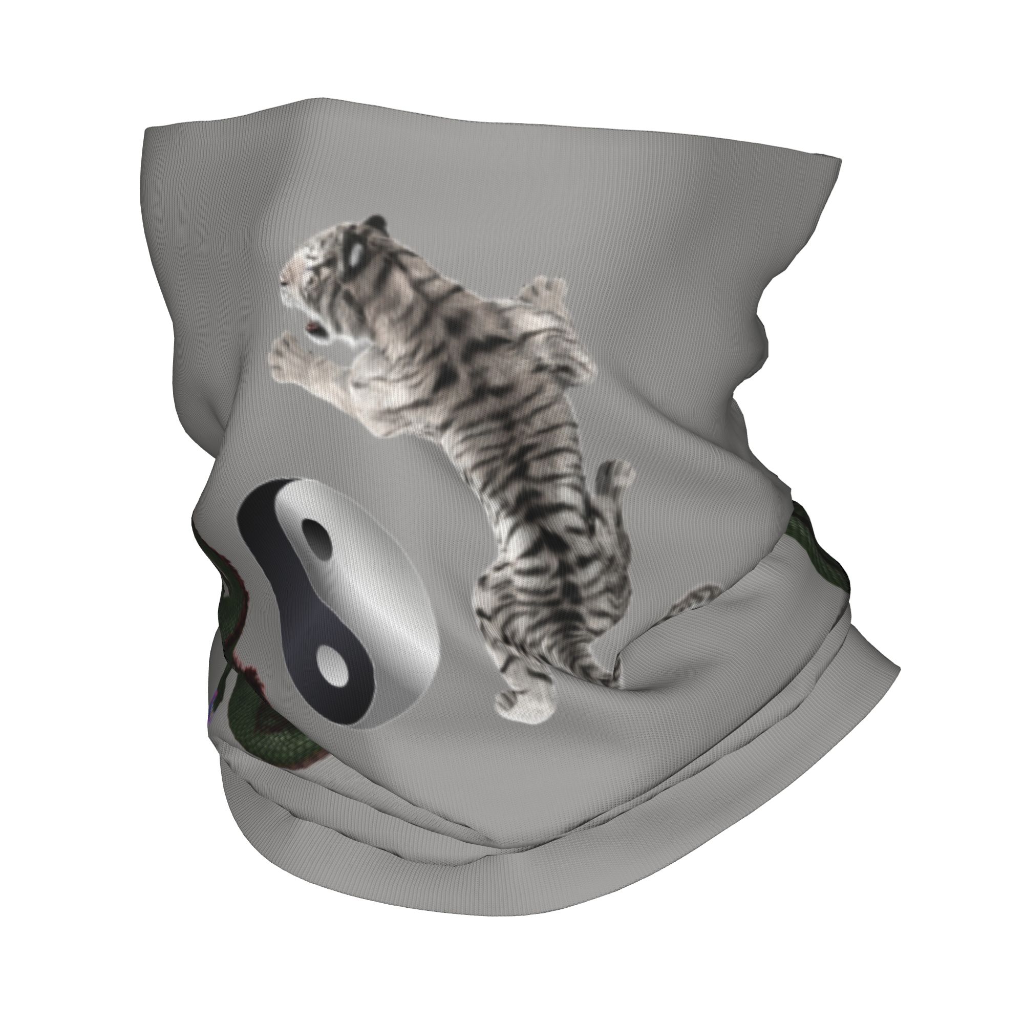 Neck Gaiter Face Cover - Cache-cou Bandana Personnalisé Dragon et Tigre