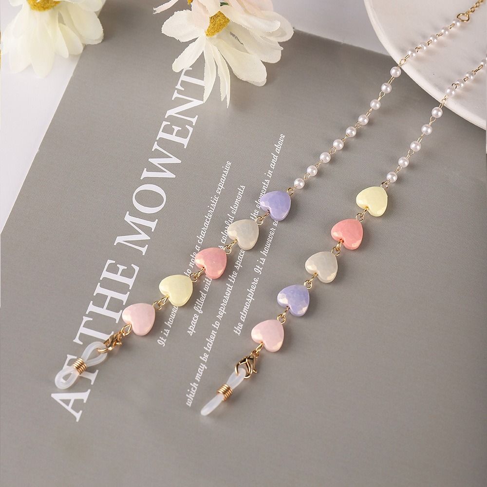 Chaîne de lunettes perlée tend - Mask Chain Holder avis et prix