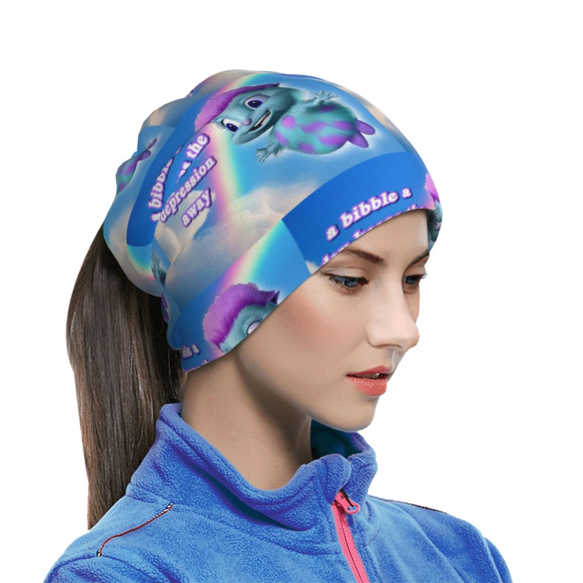 A Bibble A Days Keeps The Depr - Neck Gaiter Face Cover avis et prix
